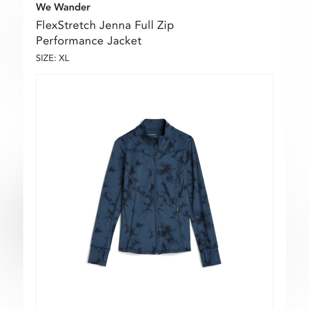 We wander zip up jacket